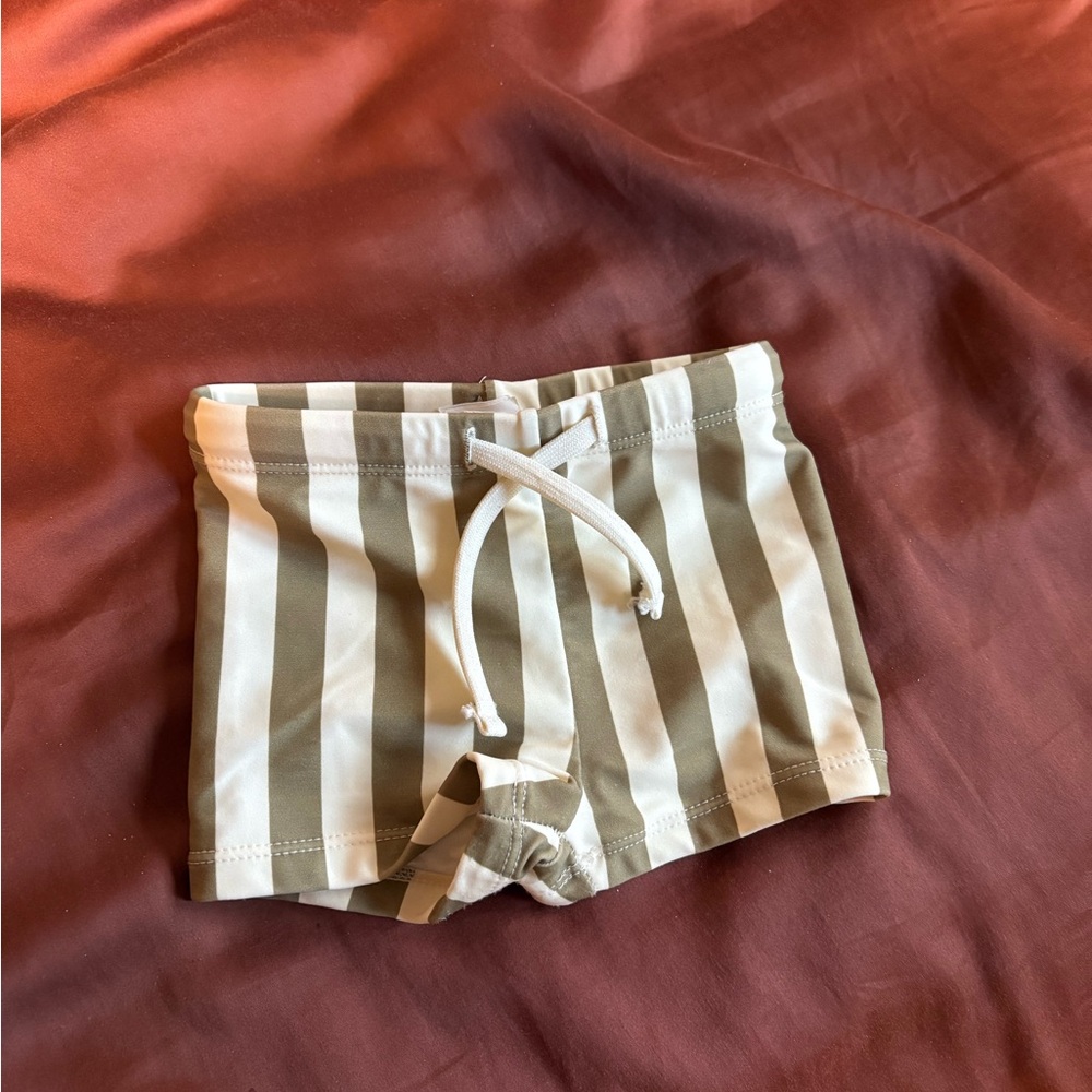 Rylee + Cru Striped Swim Shorts